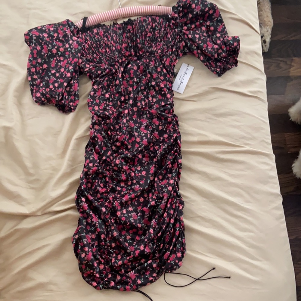 Victoria secret & for love & lemons collar floral dress